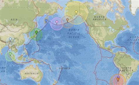 hawaii earthquake today map